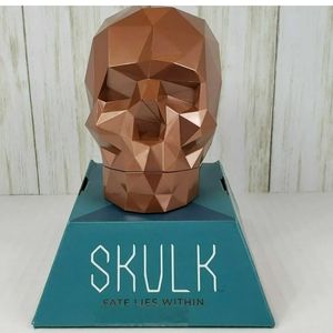 Skulk Game Gold Skull Shaped Board Game by Mixlore NEW